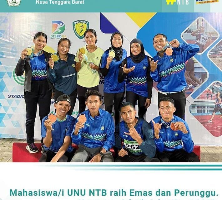 Mahasiswa Program Studi Pendidikan Jasmani, Kesehatan, dan Rekreasi (PJKR) Universitas Nahdlatul Ulama (UNU) Nusa Tenggara Barat (NTB)