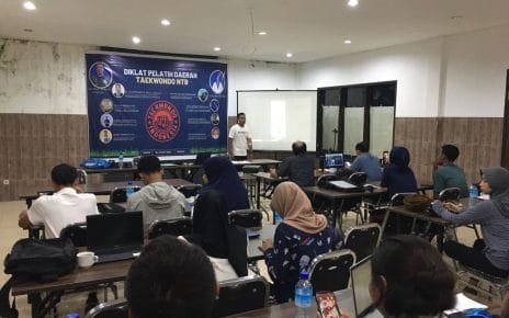Diklat pelatih daerah tekwondo NTB